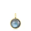 Colgante con baño de oro 18 kt sobre plata y labradorita Plump^TOUS