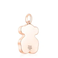 Colgante con baño de oro rosa 18 kt sobre plata y perlas Areia^TOUS Sale