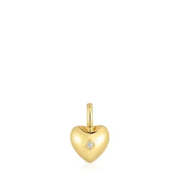 Colgante de oro y diamante corazón pequeño My Other Half^TOUS Discount
