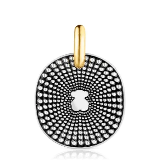 Colgante grande bicolor Oursin^TOUS Discount