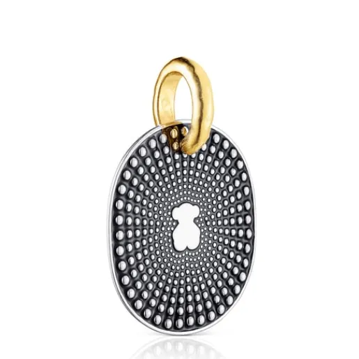 Colgante grande bicolor Oursin^TOUS Discount
