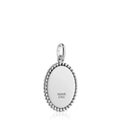Colgante medalla de plata Devoción^TOUS Online