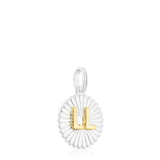Colgante medalla letra LL bicolor Alphabet^TOUS Discount