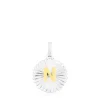 Colgante medalla letra N bicolor Alphabet^TOUS Discount