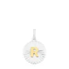 Colgante medalla letra R bicolor Alphabet^TOUS Discount