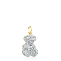Colgante oso de diamantes de 1,30 ct y oro Bold Bear^TOUS Online