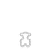 Colgante oso de oro blanco con diamantes 14 mm Icon Gems^TOUS Hot