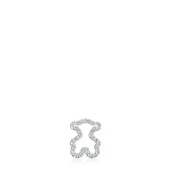 Colgante oso de oro blanco con diamantes 11,5 mm Icon Gems^TOUS Online