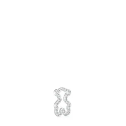 Colgante oso de oro blanco con diamantes 11,5 mm Icon Gems^TOUS Online