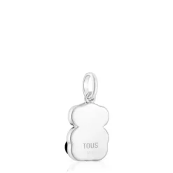 Colgante oso de plata con ónix Bold Bear^TOUS Online