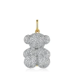 Colgante oso grande de oro y diamantes Bold Bear^TOUS