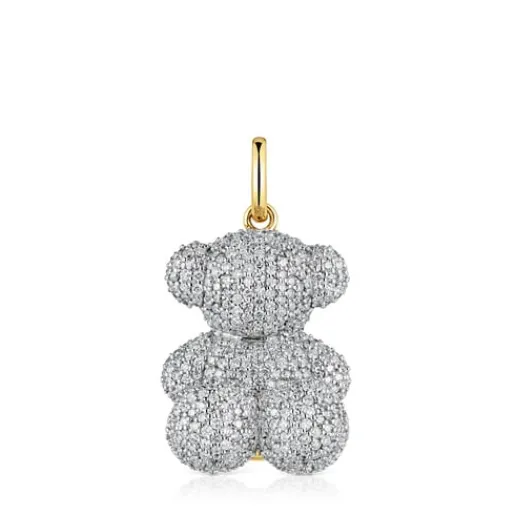 Colgante oso grande de oro y diamantes Bold Bear^TOUS