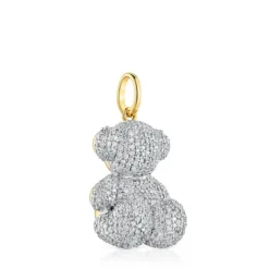 Colgante oso grande de oro y diamantes Bold Bear^TOUS