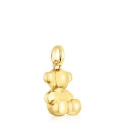 Colgante oso mediano con baño de oro 18 kt sobre plata Bold Bear^TOUS Outlet