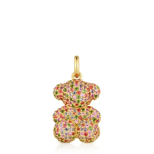 Colgante oso mediano de oro y gemas Bold Bear^TOUS Outlet