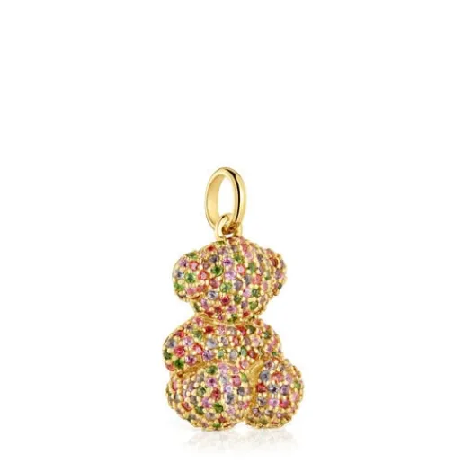 Colgante oso mediano de oro y gemas Bold Bear^TOUS Outlet