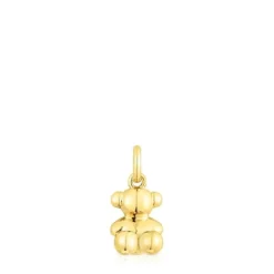 Colgante oso pequeño con baño de oro 18 kt sobre plata Bold Bear^TOUS Sale