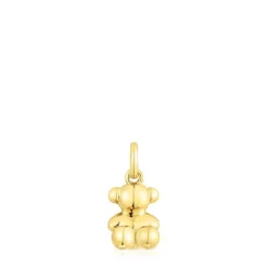 Colgante oso pequeño con baño de oro 18 kt sobre plata Bold Bear^TOUS Best