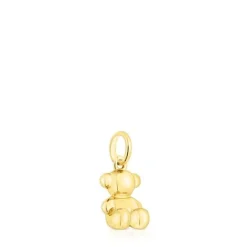 Colgante oso pequeño con baño de oro 18 kt sobre plata Bold Bear^TOUS Best