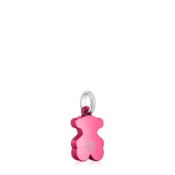 Colgante oso pequeño de acero en color rosa Sweet Dolls^TOUS Discount