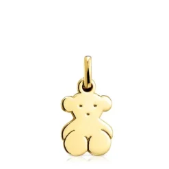 Colgante pequeño oso con baño de oro 18 kt sobre plata Sweet Dolls^TOUS Clearance