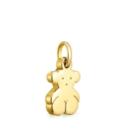Colgante pequeño oso con baño de oro 18 kt sobre plata Sweet Dolls^TOUS Clearance