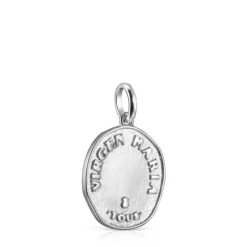 Colgante Virgen María de plata Devoción^TOUS Online