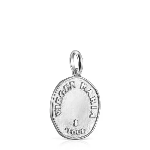Colgante Virgen María de plata Devoción^TOUS Online