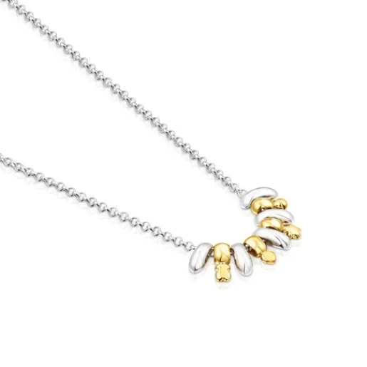 Collar bicolor con motivos Virtual Garden^TOUS Outlet