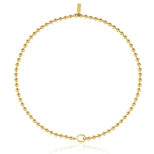 Collar cadena con baño de oro 18 kt sobre plata Sugar Party^TOUS
