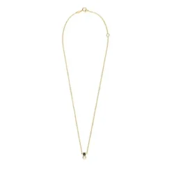 Collar con baño de oro 18 kt sobre plata y ónix y perla Glory^TOUS Online