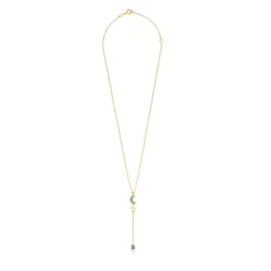 Collar con baño de oro 18 kt sobre plata y motivos de diamantes Nocturne^TOUS Sale