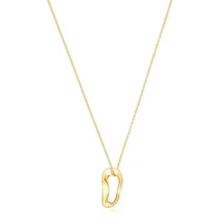 Collar con baño de oro 18 kt sobre plata Gregal^TOUS Sale