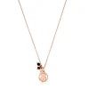 Collar con baño de oro rosa 18 kt sobre plata y ónix, rubí tratado y perla cultivada Camille^TOUS Best