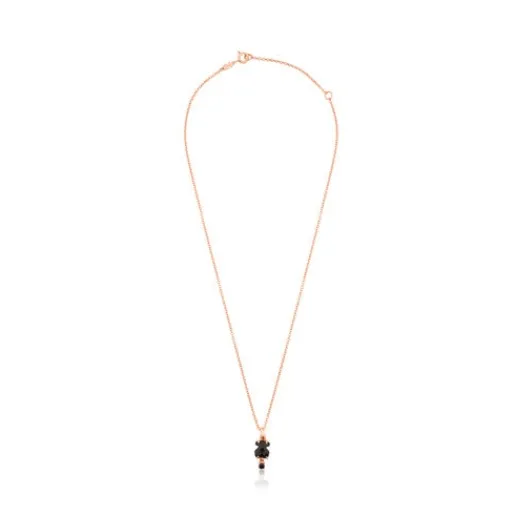 Collar con baño de oro rosa 18 kt sobre plata Erma^TOUS Sale