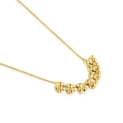 Collar corto con baño de oro 18 kt sobre plata y detalle Bold Bear^TOUS Clearance