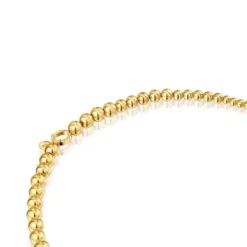 Collar corto con motivos de baño de oro 18 kt sobre plata Eugenia X^TOUS Discount