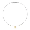 Collar corto de oro y acero motivo oso Mesh Tube^TOUS Clearance