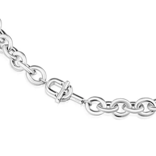 Collar corto de plata 45 cm MANIFESTO^TOUS Online