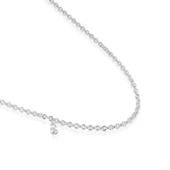 Collar corto de plata con anillas redondas gruesas Bold Bear^TOUS New