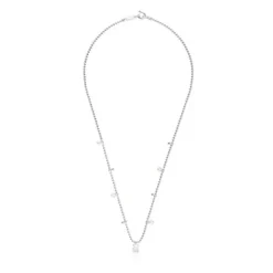 Collar corto de plata perlas cultivadas y detalle colgante oso Sweet Dolls^TOUS Best