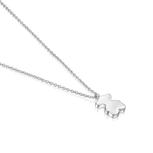 Collar corto de plata y motivo oso Sweet Dolls^TOUS New