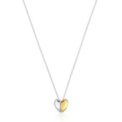 Collar corto doble corazón bicolor My Other Half^TOUS Hot