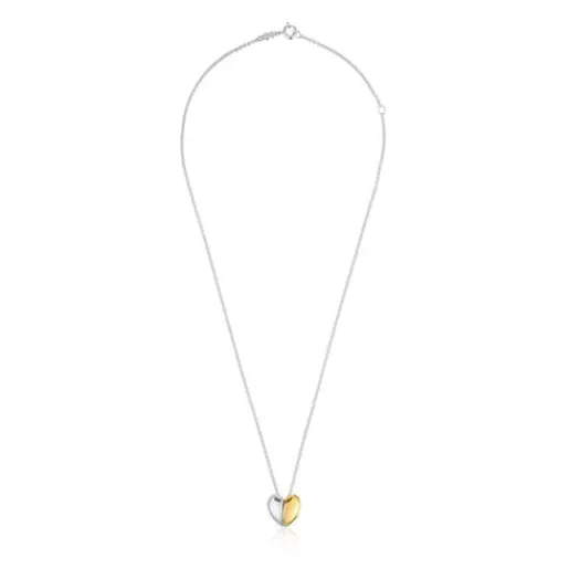 Collar corto doble corazón bicolor My Other Half^TOUS Hot