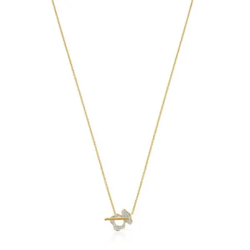 Collar corto oso de oro y diamantes I-Bear^TOUS