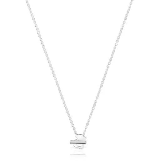 Collar corto oso de plata I-Bear^TOUS Clearance