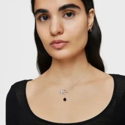 Collar corto oso de plata y ónix I-Bear^TOUS Hot