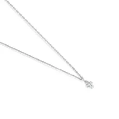 Collar cruz de oro blanco con diamantes Les Classiques^TOUS Clearance