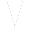 Collar cruz de oro blanco con diamantes Les Classiques^TOUS