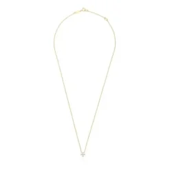 Collar cruz de y 0,08 ct de diamantes Les Classiques^TOUS Hot